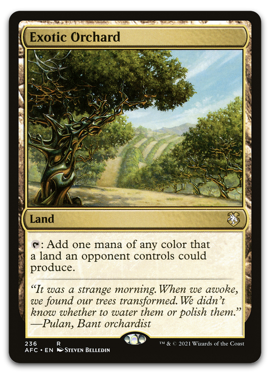 Exotic Orchard (Commander: Adventures in the Forgotten Realms)
