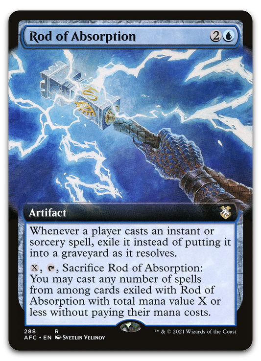 Rod of Absorption (Extended Art) (Commander: Adventures in the Forgotten Realms)