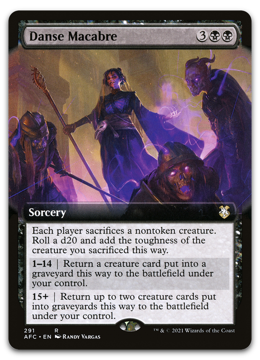 Danse Macabre (Extended Art) (Commander: Adventures in the Forgotten Realms)
