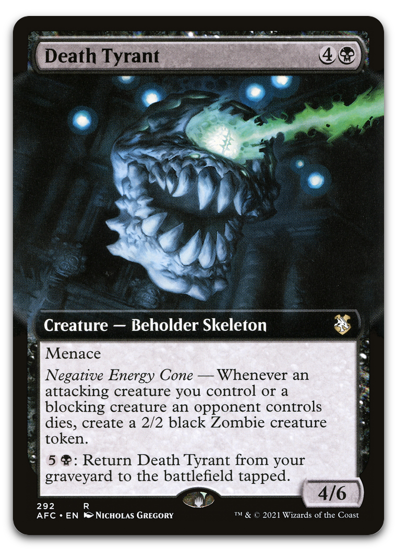 Death Tyrant (Extended Art) (Commander: Adventures in the Forgotten Realms)