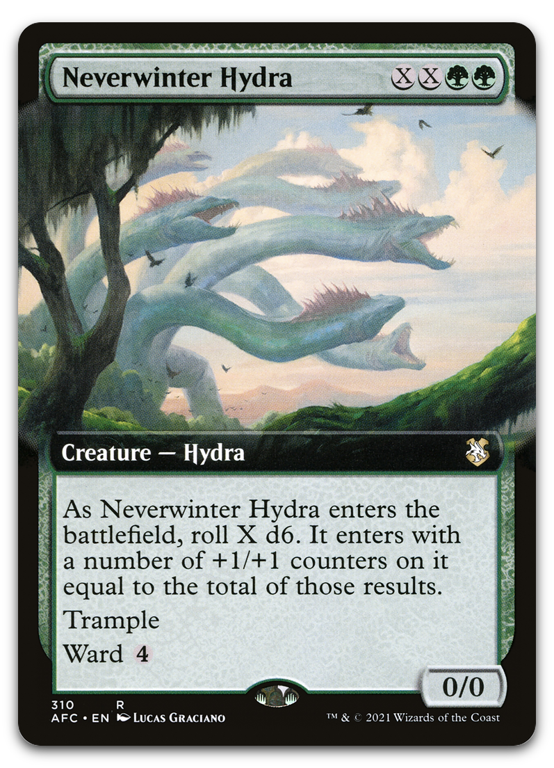 Neverwinter Hydra (Extended Art) (Commander: Adventures in the Forgotten Realms)