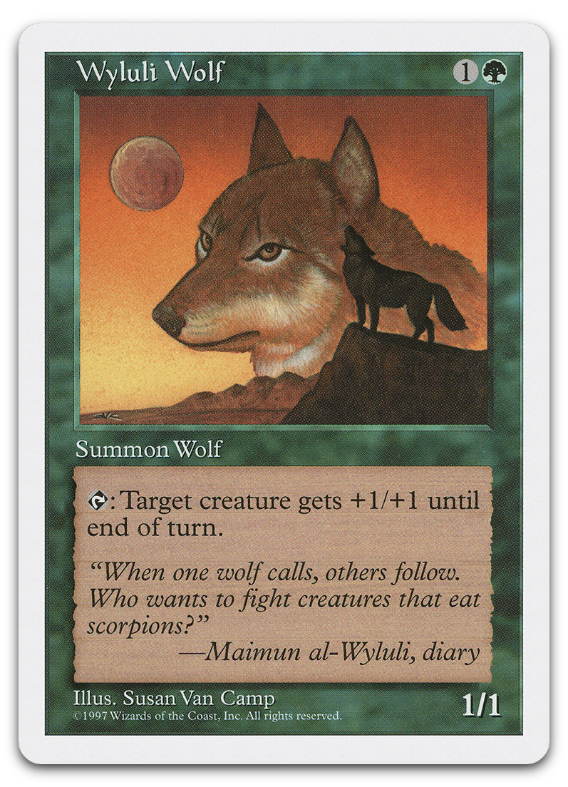 Wyluli Wolf (Fifth Edition)