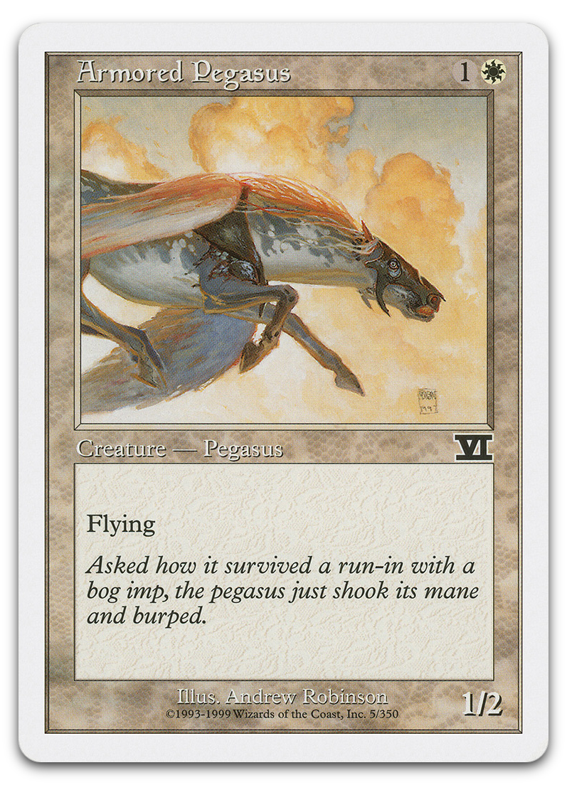 Armored Pegasus (Classic Sixth Edition)