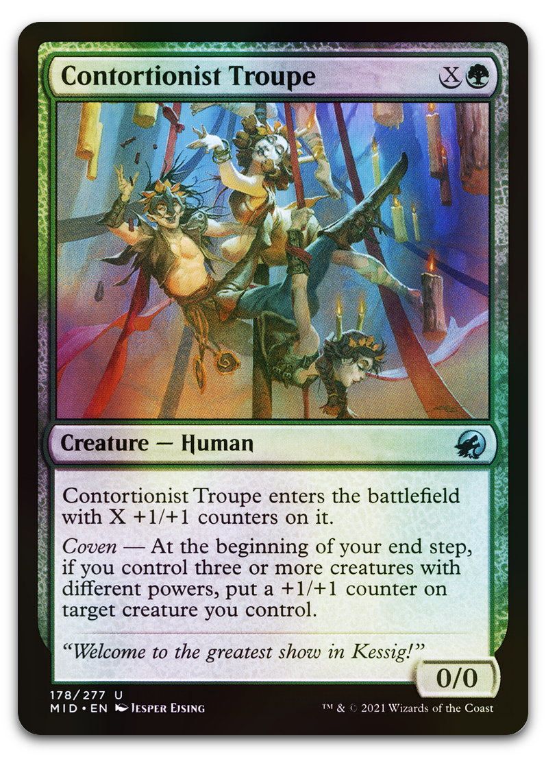 Contortionist Troupe (Innistrad: Midnight Hunt)