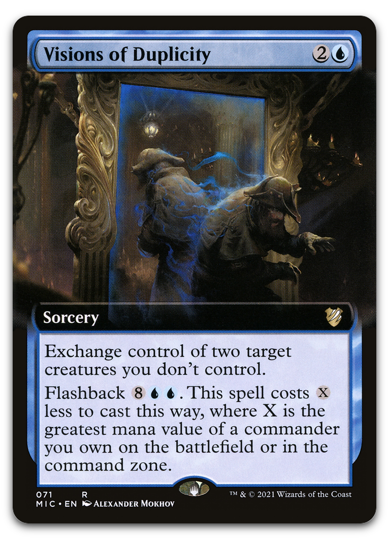 Visions of Duplicity (Extended Art) (Commander: Innistrad: Midnight Hunt)