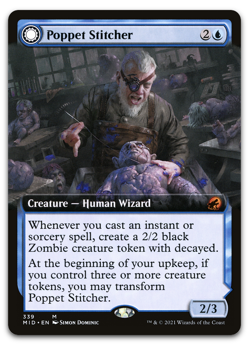 Poppet Stitcher (Extended Art) (Innistrad: Midnight Hunt)