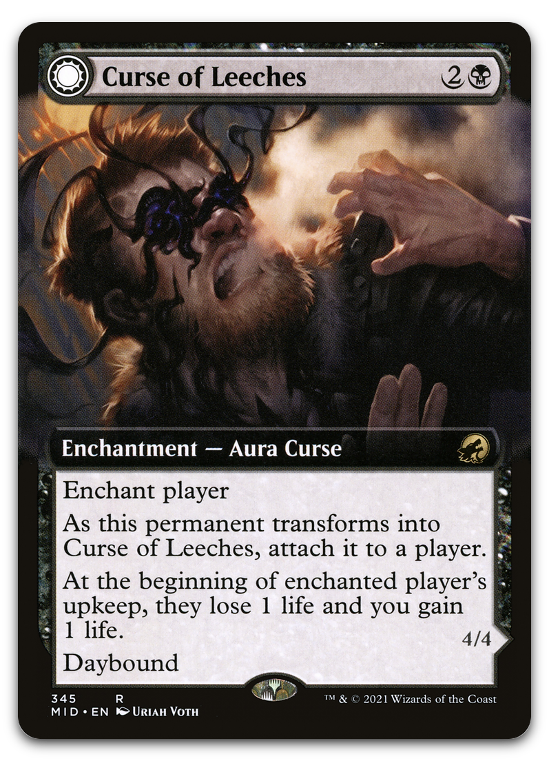 Curse of Leeches (Extended Art) (Innistrad: Midnight Hunt)