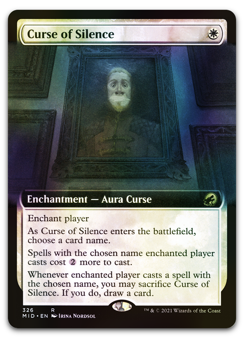 Curse of Silence (Extended Art) (Innistrad: Midnight Hunt)