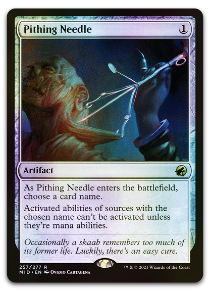 Pithing Needle (Innistrad: Midnight Hunt)