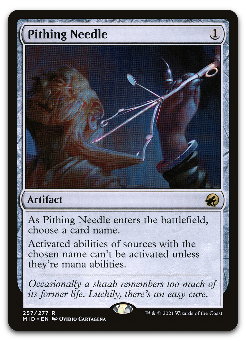 Pithing Needle (Innistrad: Midnight Hunt)