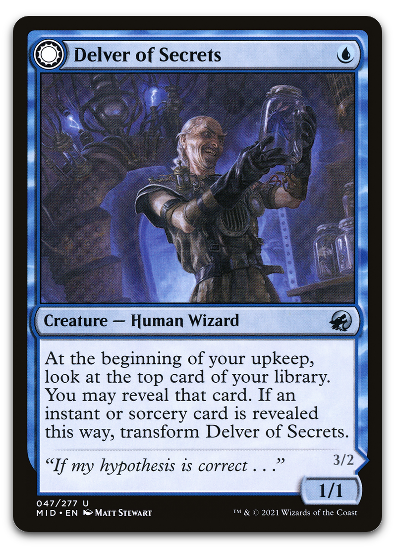 Delver of Secrets (Innistrad: Midnight Hunt)
