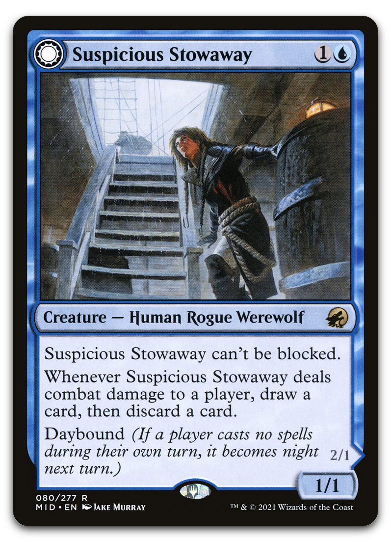 Suspicious Stowaway (Innistrad: Midnight Hunt)