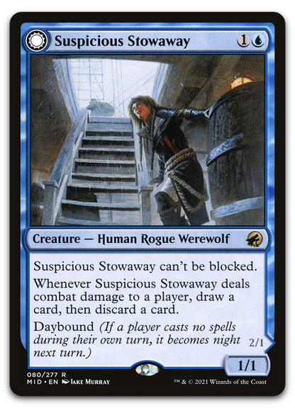 Suspicious Stowaway (Innistrad: Midnight Hunt)