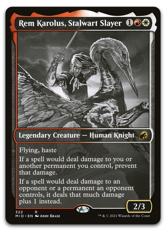 Rem Karolus, Stalwart Slayer (Showcase) (Innistrad: Midnight Hunt)