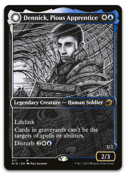 Dennick, Pious Apprentice (Showcase) (Innistrad: Midnight Hunt)