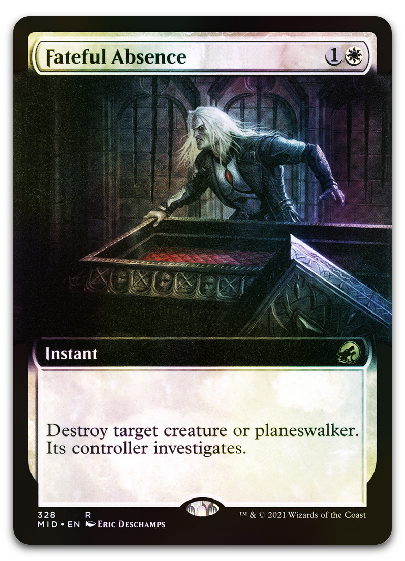 Fateful Absence (Extended Art) (Innistrad: Midnight Hunt)