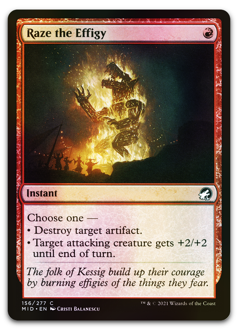 Raze the Effigy (Innistrad: Midnight Hunt)