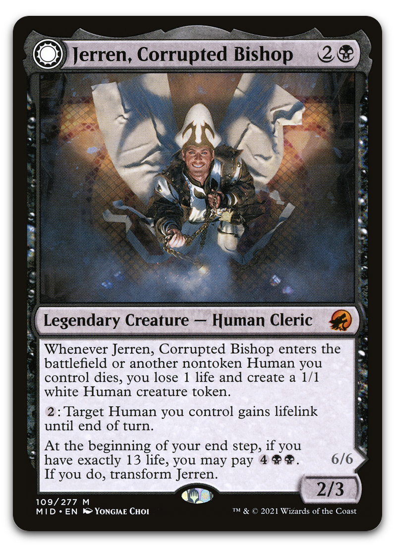 Jerren, Corrupted Bishop (Innistrad: Midnight Hunt)