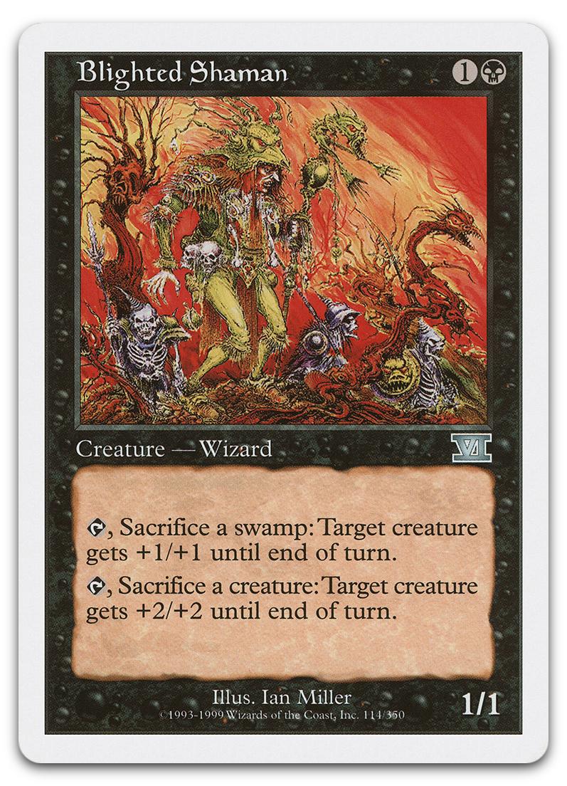 Blighted Shaman (Classic Sixth Edition)