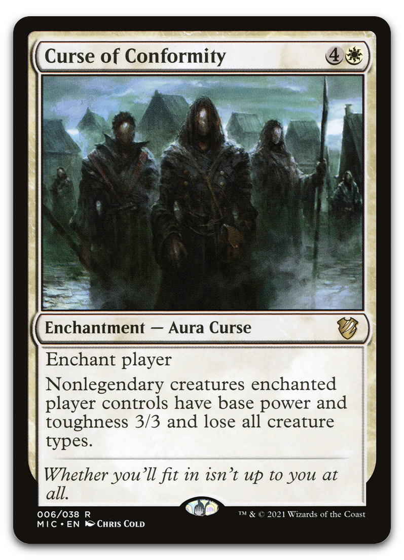 Curse of Conformity (Commander: Innistrad: Midnight Hunt)