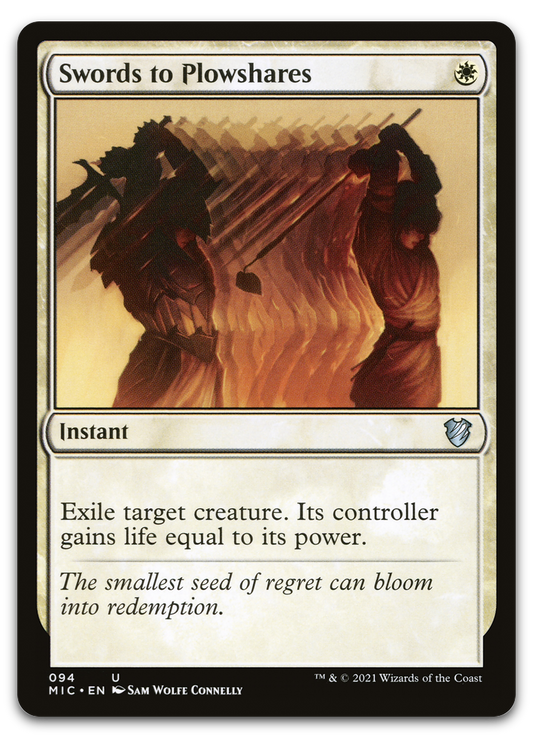 Swords to Plowshares (Commander: Innistrad: Midnight Hunt)