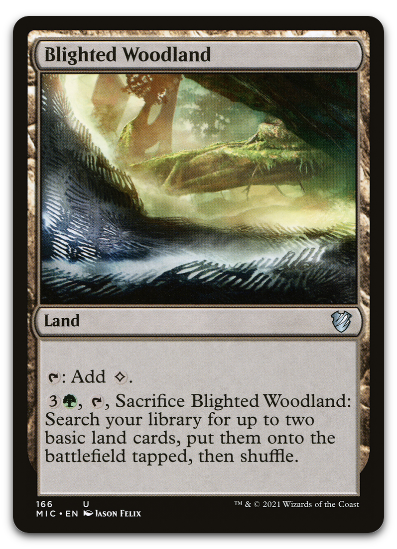 Blighted Woodland (Commander: Innistrad: Midnight Hunt)