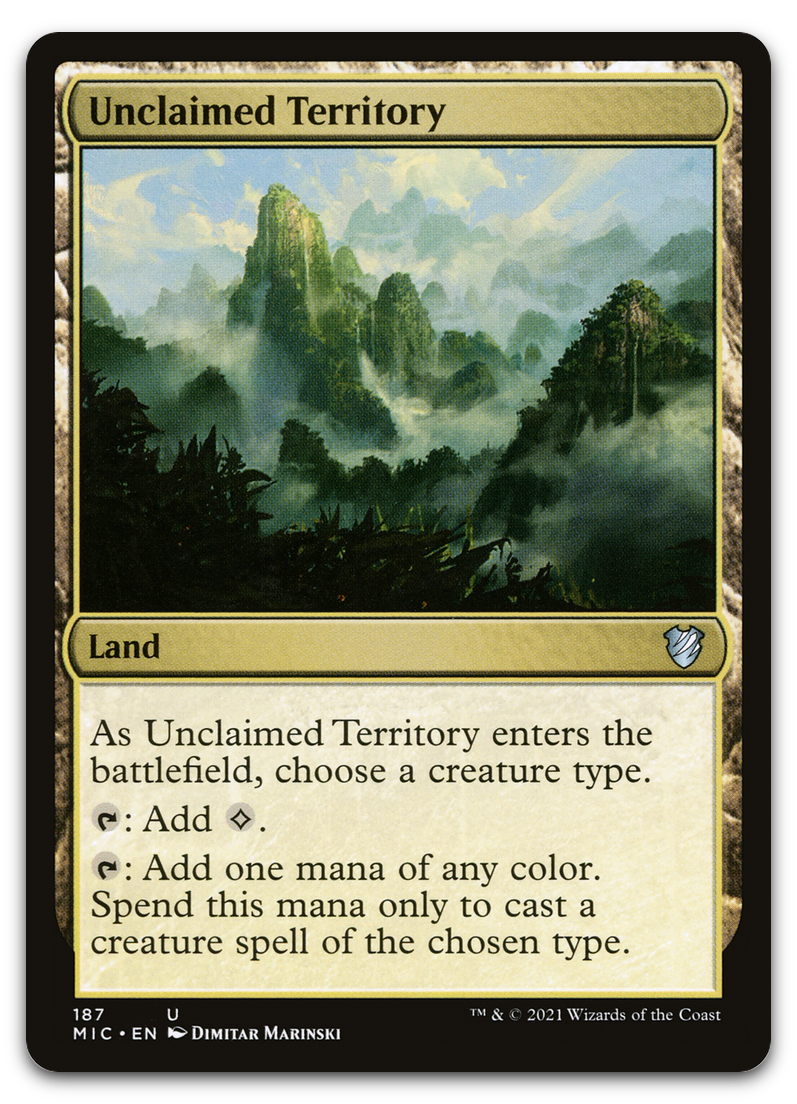Unclaimed Territory (Commander: Innistrad: Midnight Hunt)