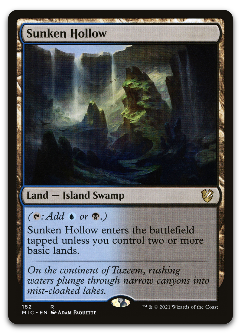 Sunken Hollow (Commander: Innistrad: Midnight Hunt)