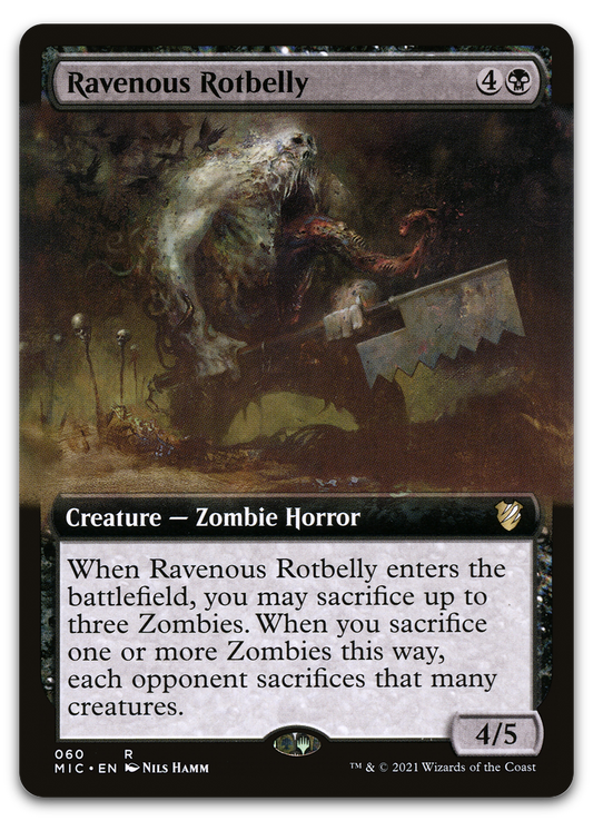 Ravenous Rotbelly (Extended Art) (Commander: Innistrad: Midnight Hunt)