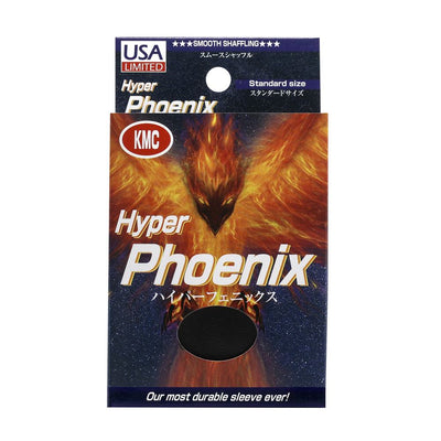 KMC Card Barrier - Hyper Phoenix - Black (100-Pack) - KMC Card Sleeves
