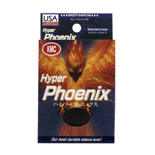 KMC Card Barrier - Hyper Phoenix - Black (100-Pack) - KMC Card Sleeves
