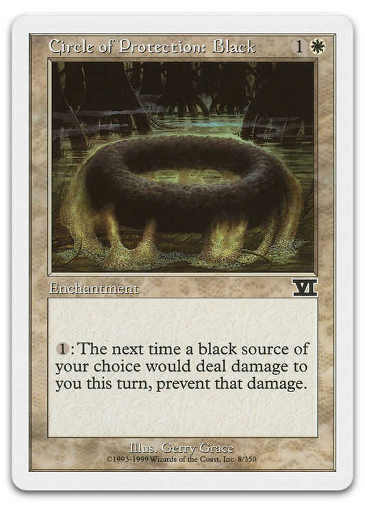 Circle of Protection: Black (Classic Sixth Edition)
