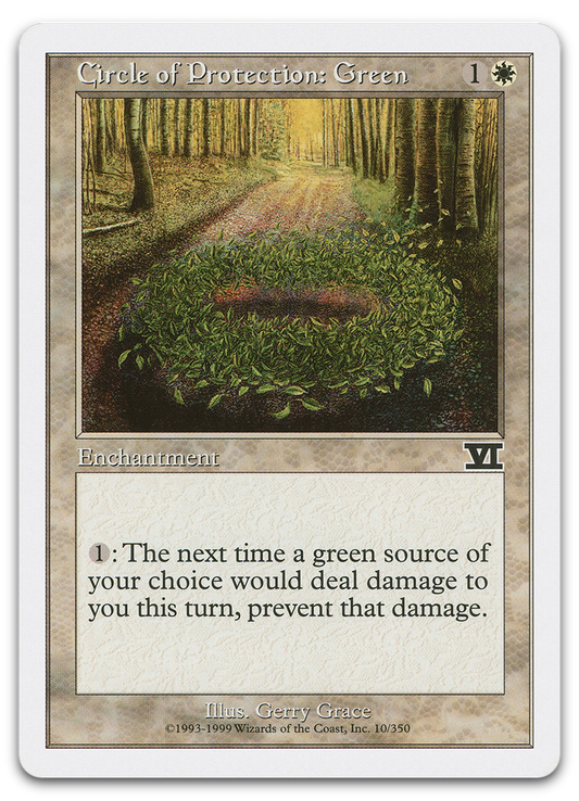 Circle of Protection: Green (Classic Sixth Edition)