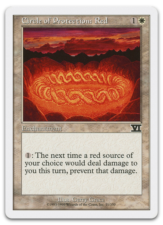 Circle of Protection: Red (Classic Sixth Edition)