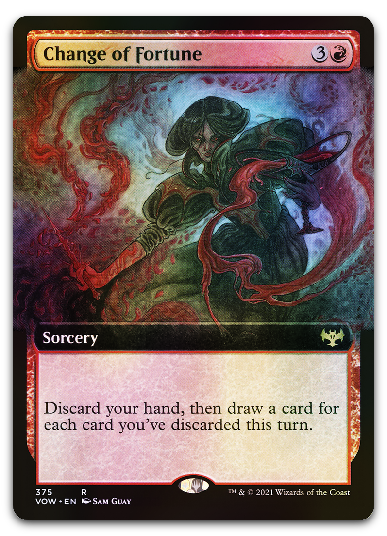 Change of Fortune (Extended Art) (Innistrad: Crimson Vow)