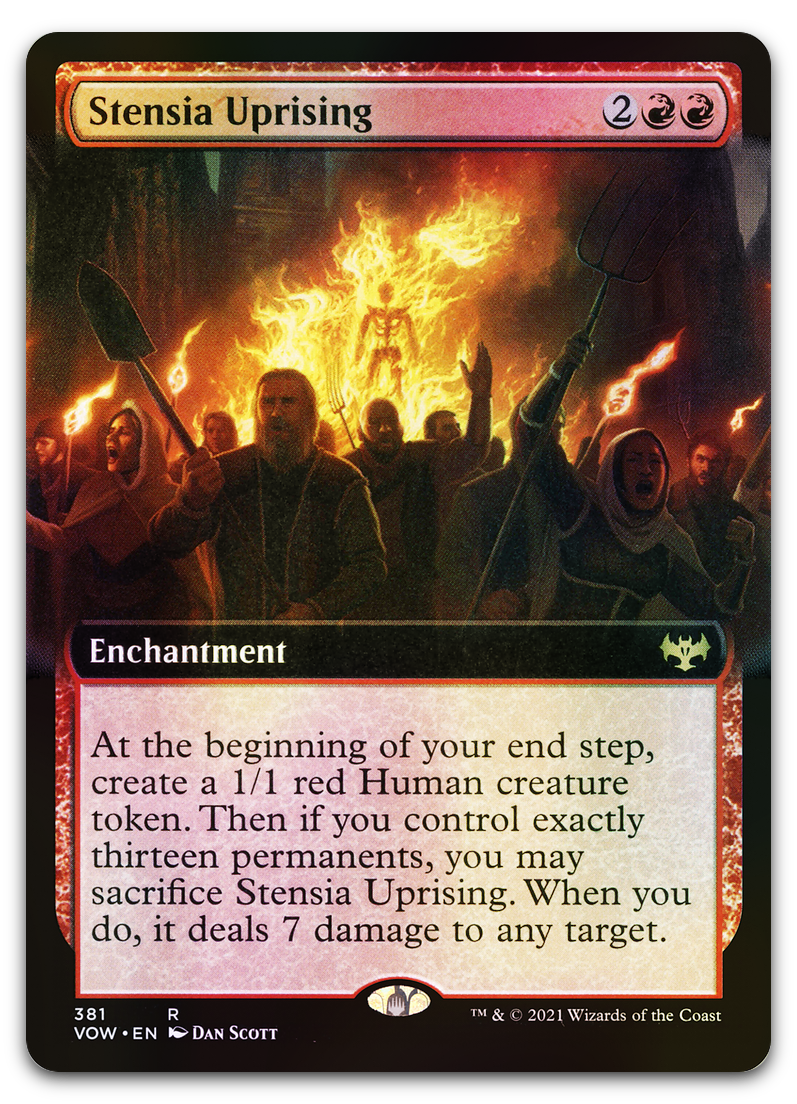 Stensia Uprising (Extended Art) (Innistrad: Crimson Vow)