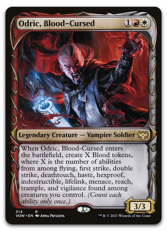 Odric, Blood-Cursed (Showcase) (Innistrad: Crimson Vow)