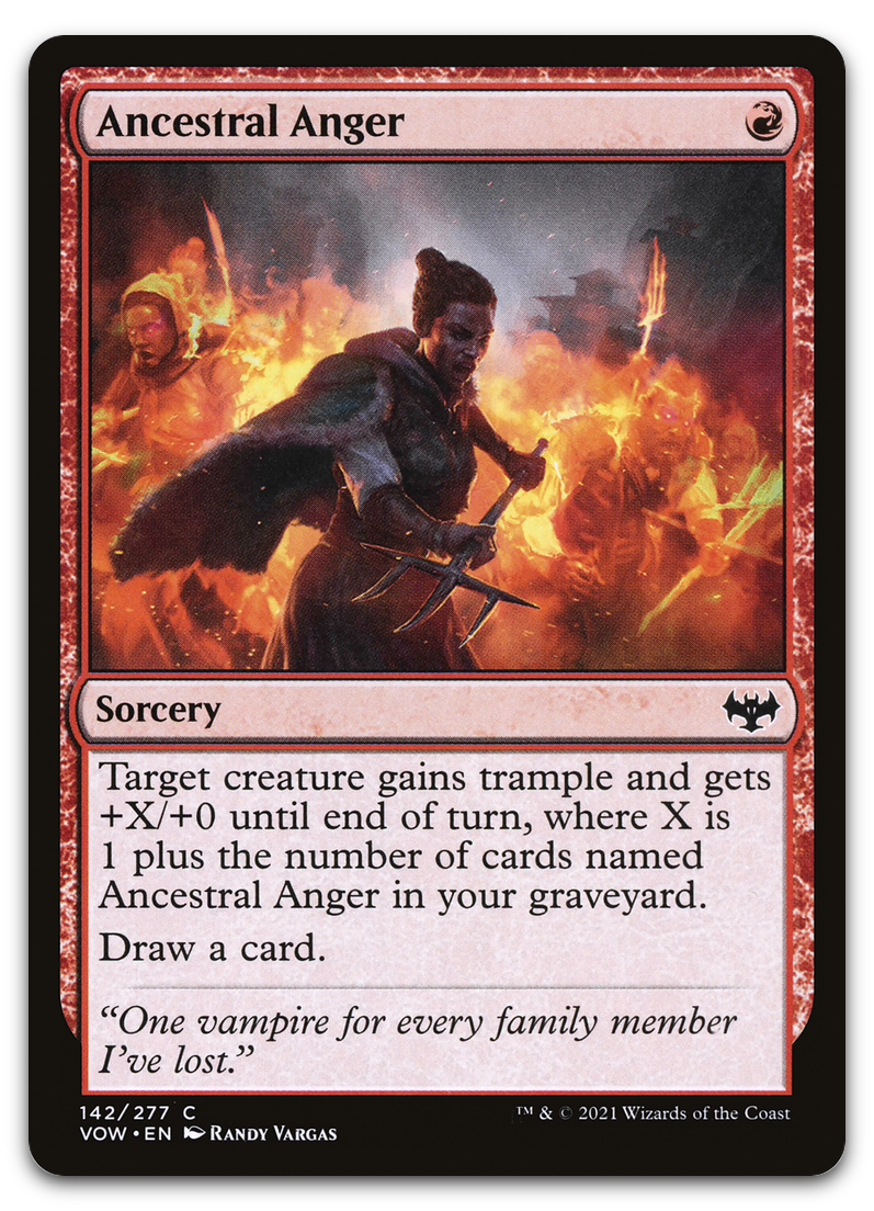 Ancestral Anger (Innistrad: Crimson Vow)