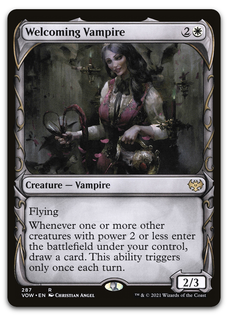 Welcoming Vampire (Showcase) (Innistrad: Crimson Vow)
