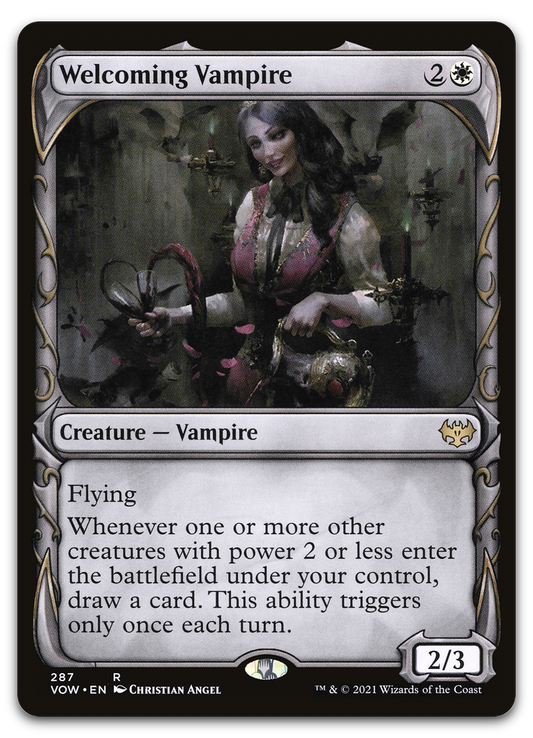 Welcoming Vampire (Showcase) (Innistrad: Crimson Vow)