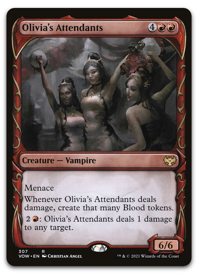 Olivia's Attendants (Showcase) (Innistrad: Crimson Vow)