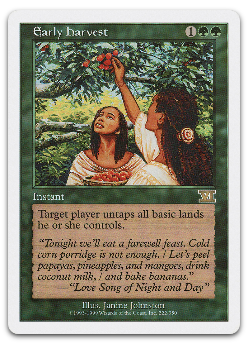 Early Harvest (Classic Sixth Edition)