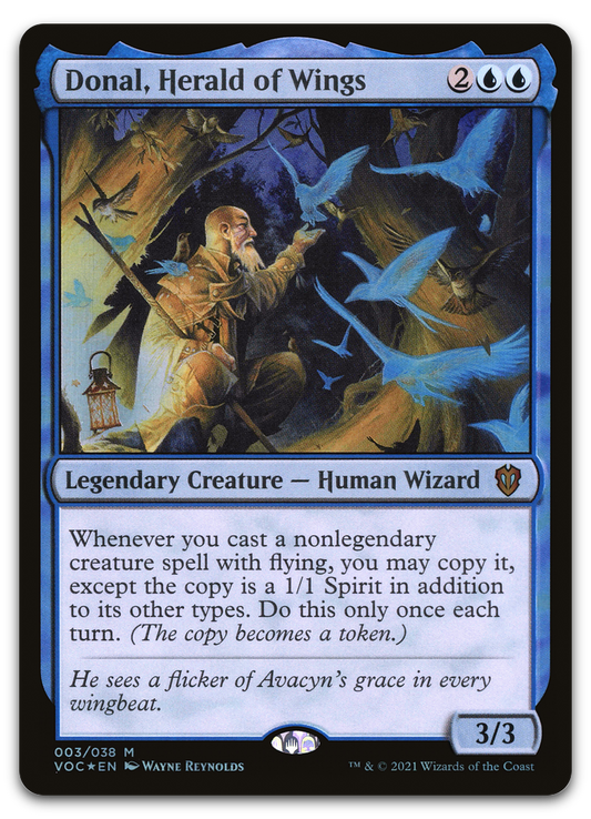 Donal, Herald of Wings (Commander: Innistrad: Crimson Vow)