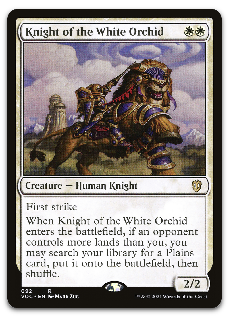 Knight of the White Orchid (Commander: Innistrad: Crimson Vow)