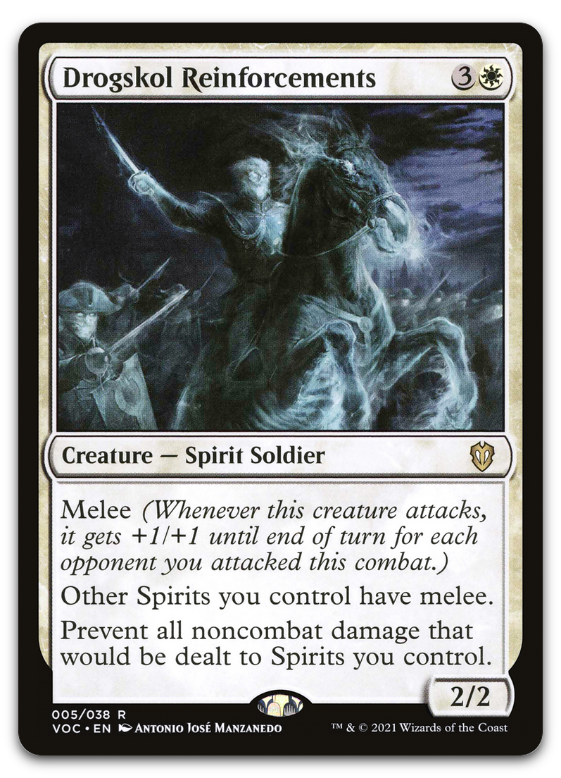 Drogskol Reinforcements (Commander: Innistrad: Crimson Vow)