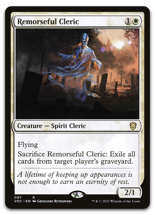 Remorseful Cleric (Commander: Innistrad: Crimson Vow)