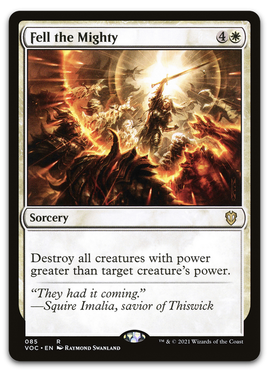 Fell the Mighty (Commander: Innistrad: Crimson Vow)
