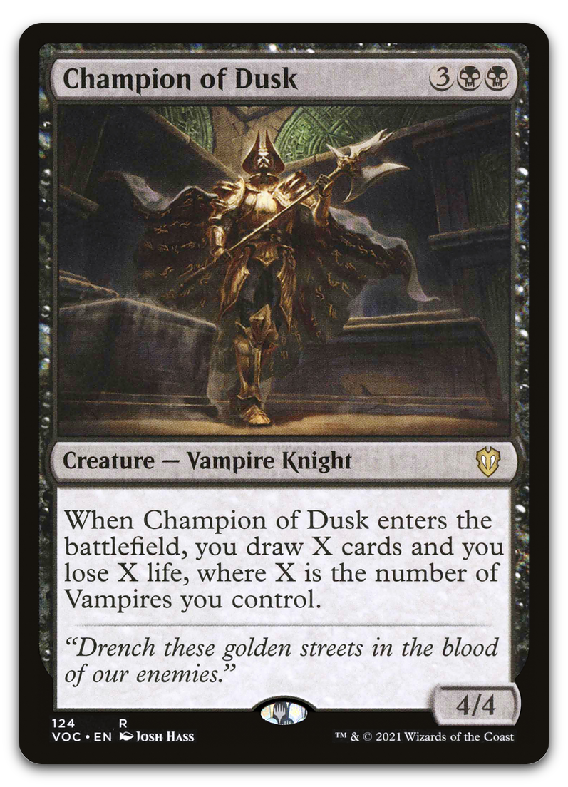 Champion of Dusk (Commander: Innistrad: Crimson Vow)