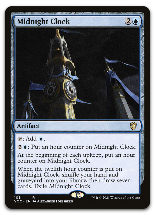 Midnight Clock (Commander: Innistrad: Crimson Vow)
