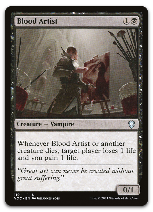 Blood Artist (Commander: Innistrad: Crimson Vow)